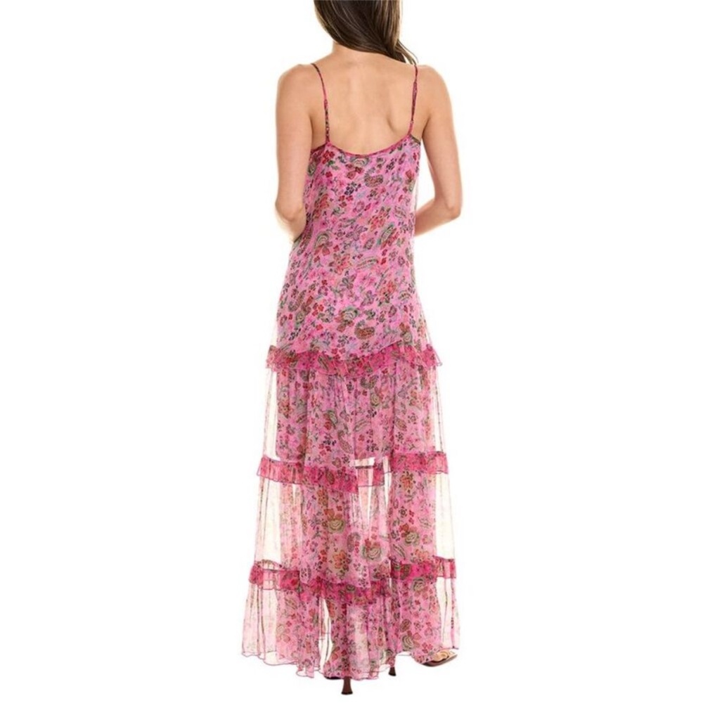 Johnny Was Foxglove Silk Maxi Dress - Picture 2 of 5
